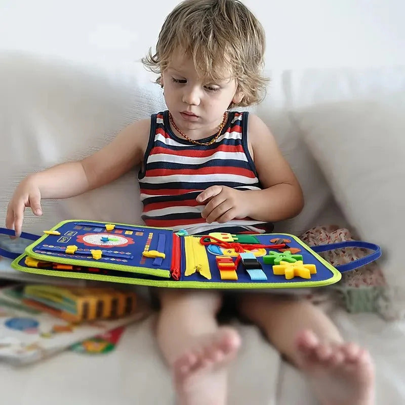 Busy Montessori Fine Motor Skills and Sensory Book: