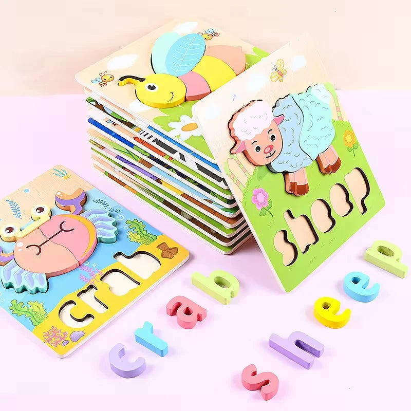 2 in 1 Puzzle Board for kids