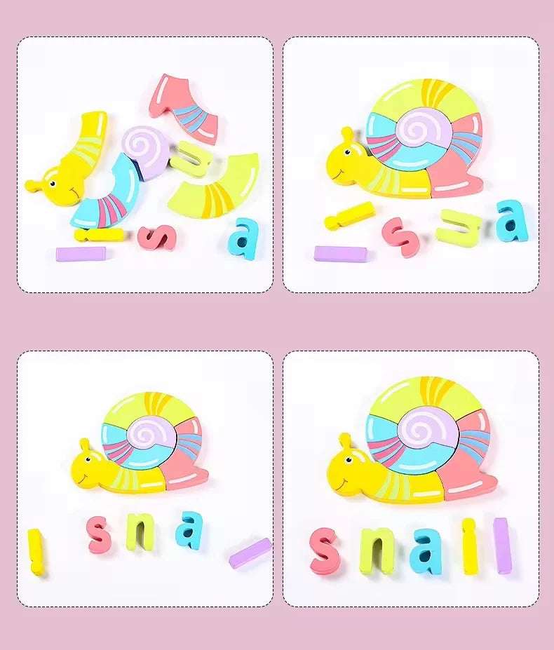 2 in 1 Puzzle Board for kids