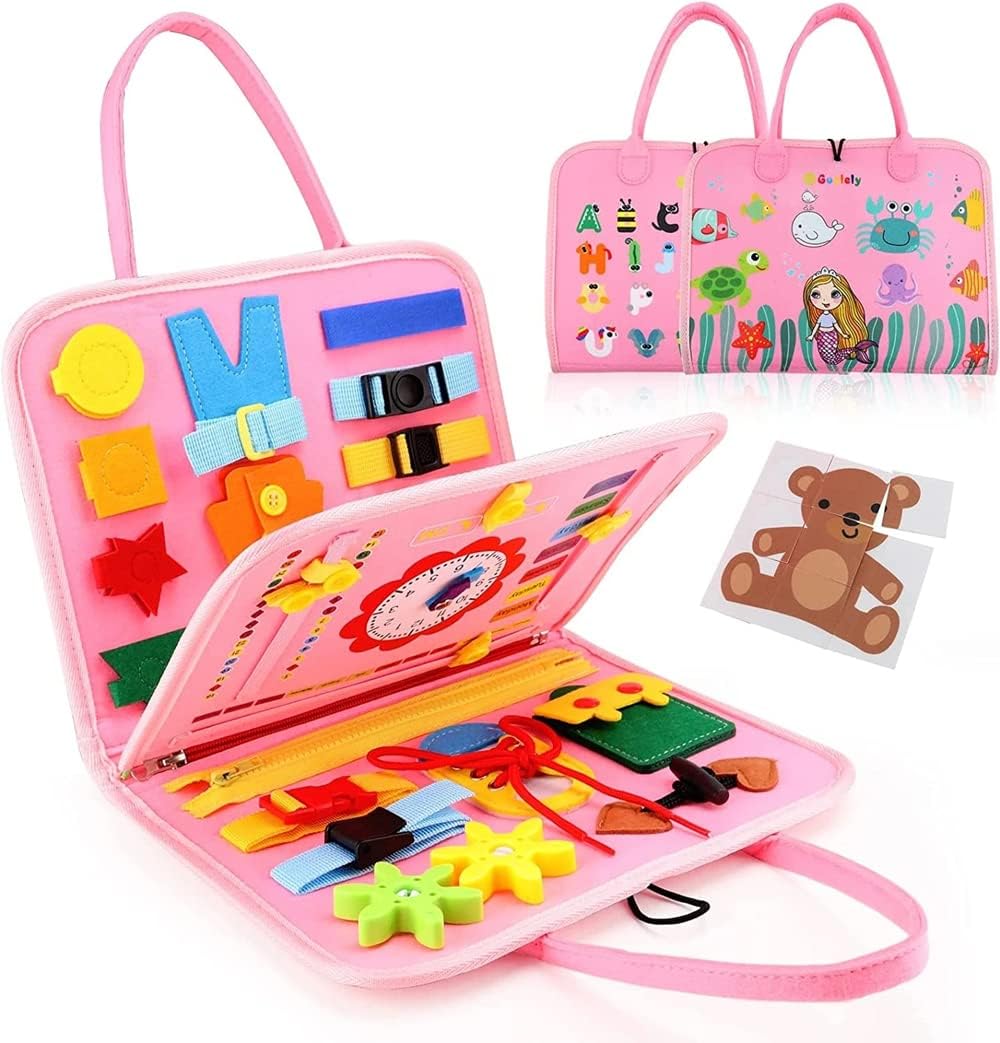 Busy Montessori Fine Motor Skills and Sensory Book: