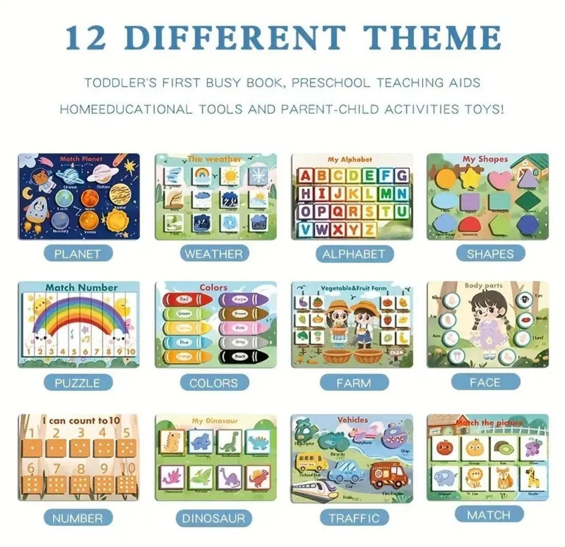 Busy Book for Toddlers – Interactive Learning Fun