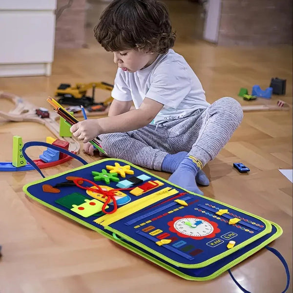 Busy Montessori Fine Motor Skills and Sensory Book: