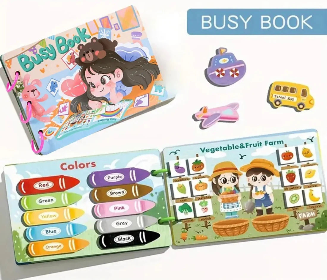 Busy Book for Toddlers – Interactive Learning Fun