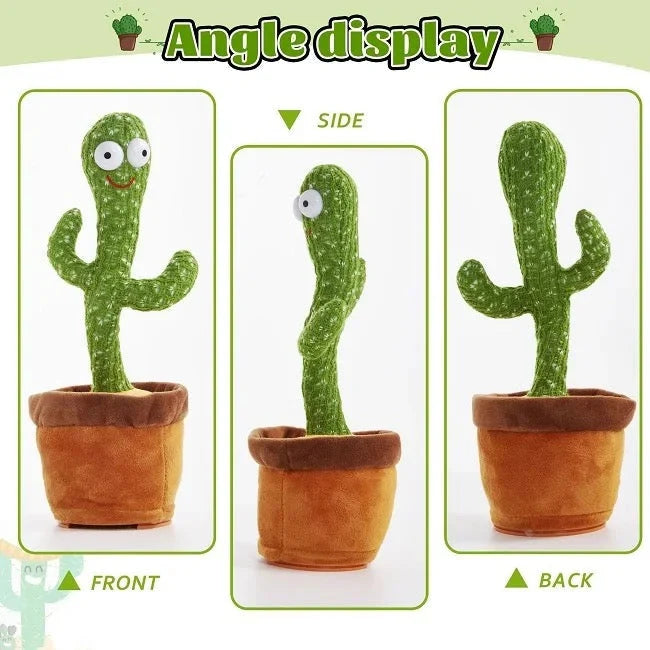 Dancing Cactus Toy: Rechargeable Talking Singing Cactus Toy