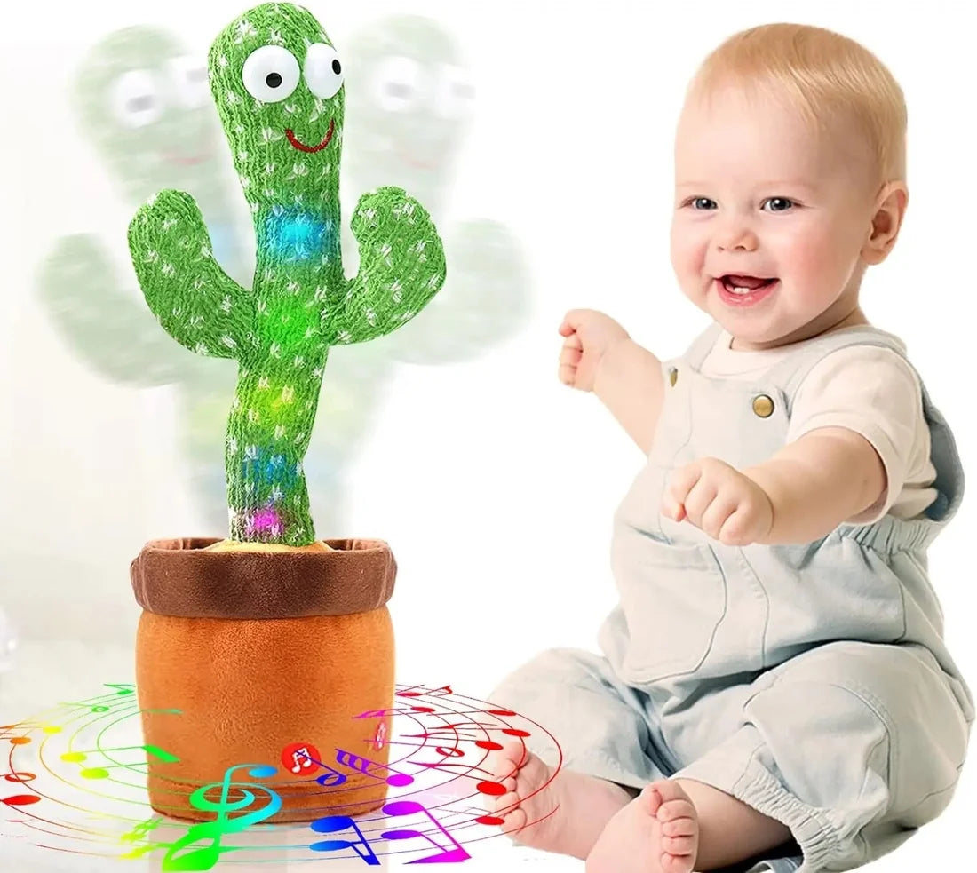Dancing Cactus Toy: Rechargeable Talking Singing Cactus Toy