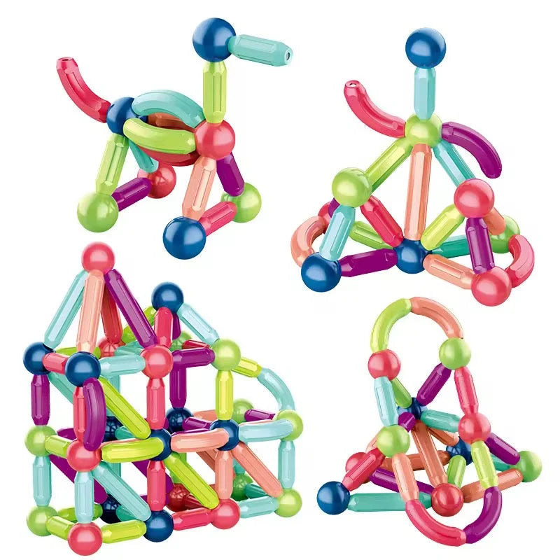 Magnetic Building Blocks Set for Kids (25 pieces)