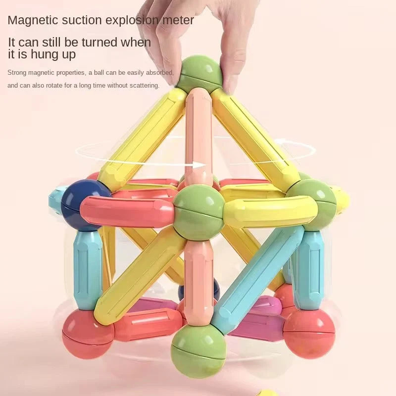 Magnetic Building Blocks Set for Kids (25 pieces)