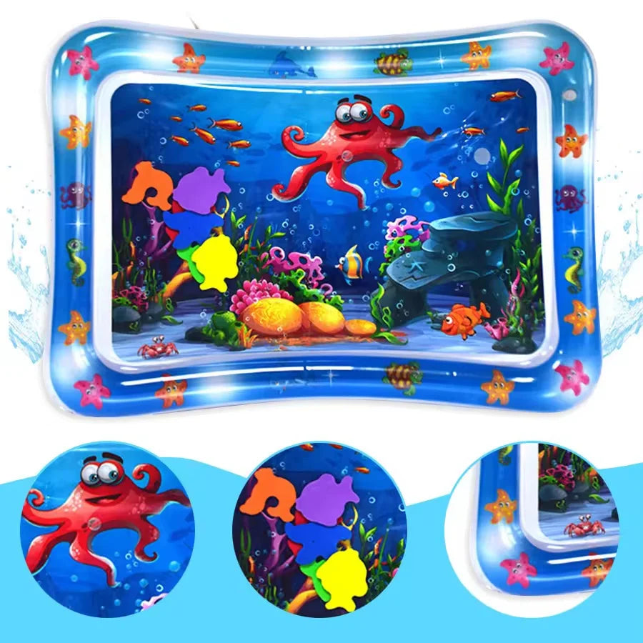 Soothing Water Play Mat for Newborns – Tummy Time Fun