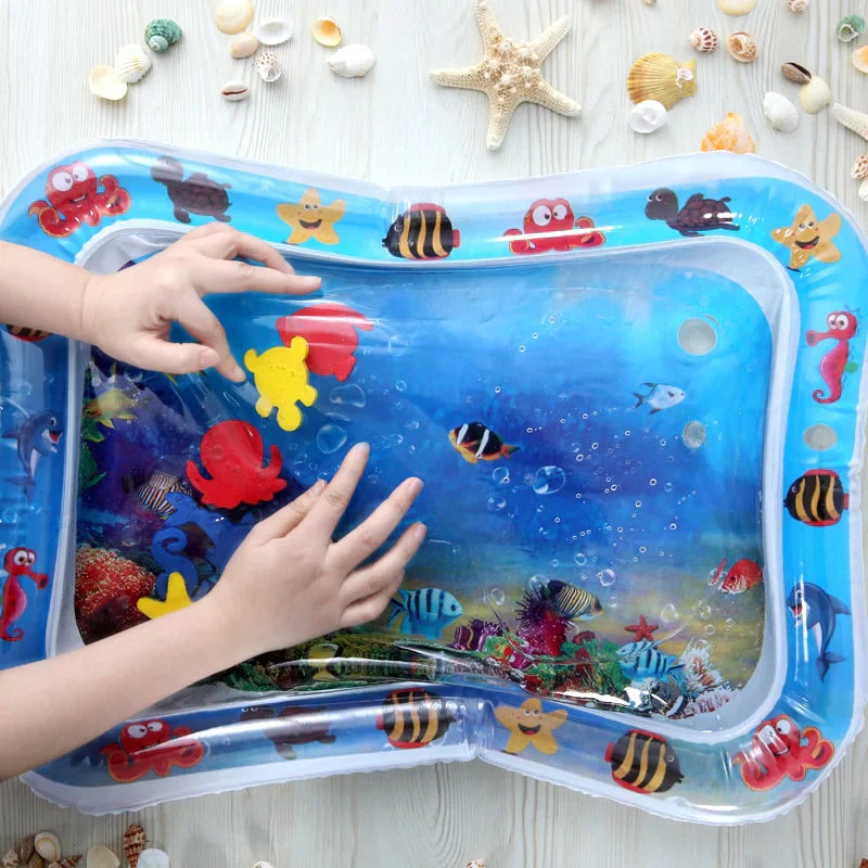 Inflatable Baby Water Play Mat – Tummy Time Toy for Infants