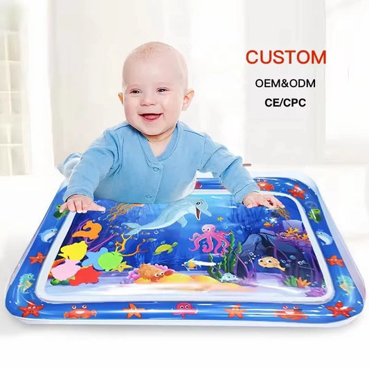 Soothing Water Play Mat for Newborns – Tummy Time Fun