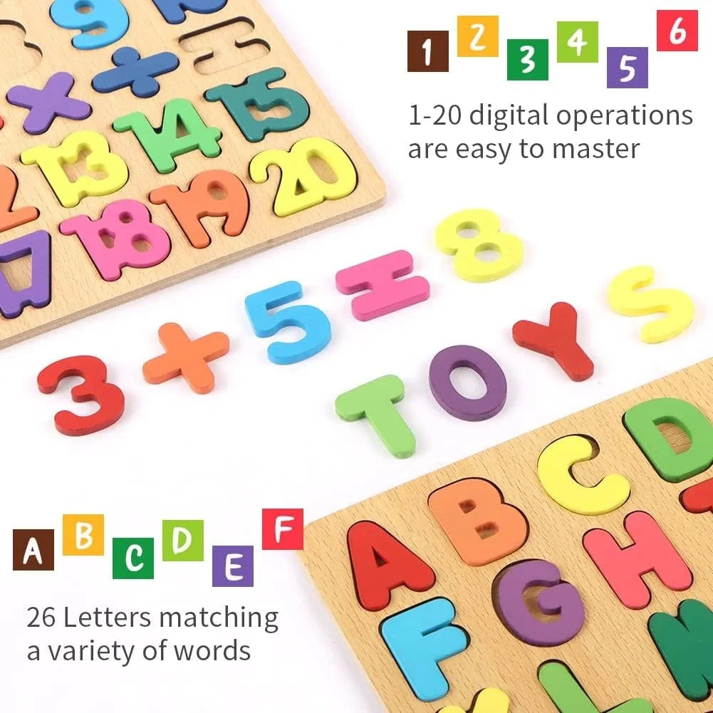 Wooden Alphabets for Kids | Capital ABC |