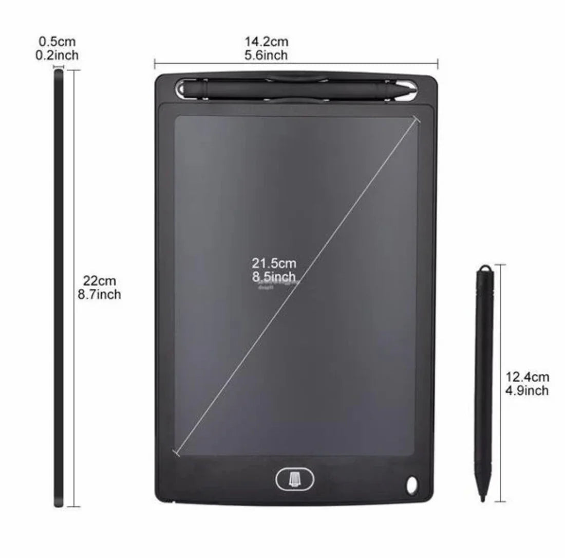 LCD Writing Tablet for Kids(8.5 Inch): Multicolor Drawing Pad